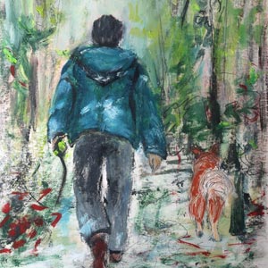 small beauty IX, &Ouml;l auf Karton, 24 x 18 cm
